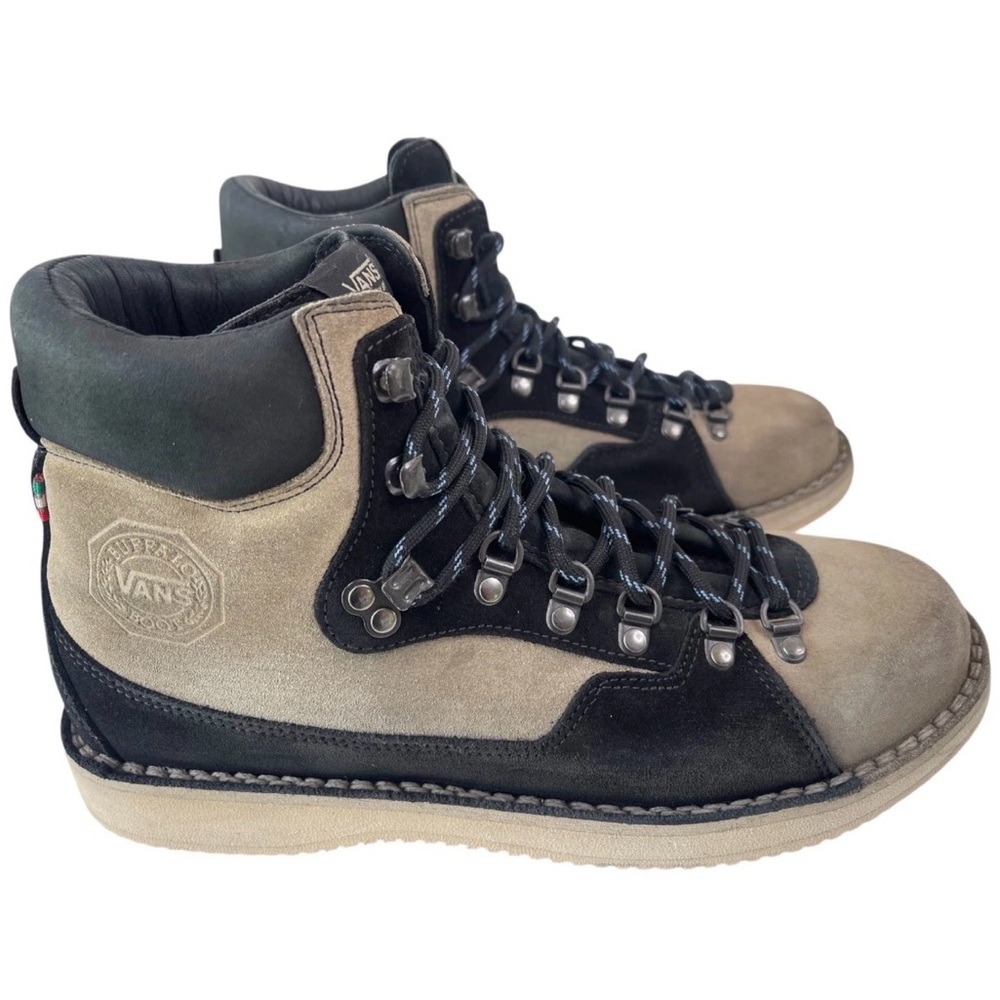 Vans / Diemme Men's Black and Tan Boots - Super Rare
